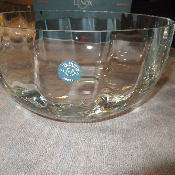 Lenox Crystal Bowl 9 inch with Box - Picture 4 of 6